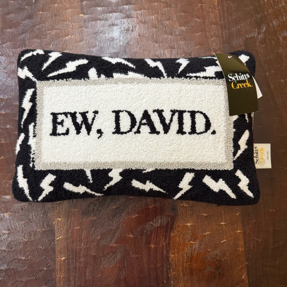 Schitt's Creek Black and White Pillow - Picture 7 of 7